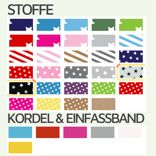 NÄHSETS für Stoffschultüten - selber nähen