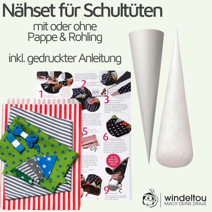 NÄHSETS für Stoffschultüten - selber nähen