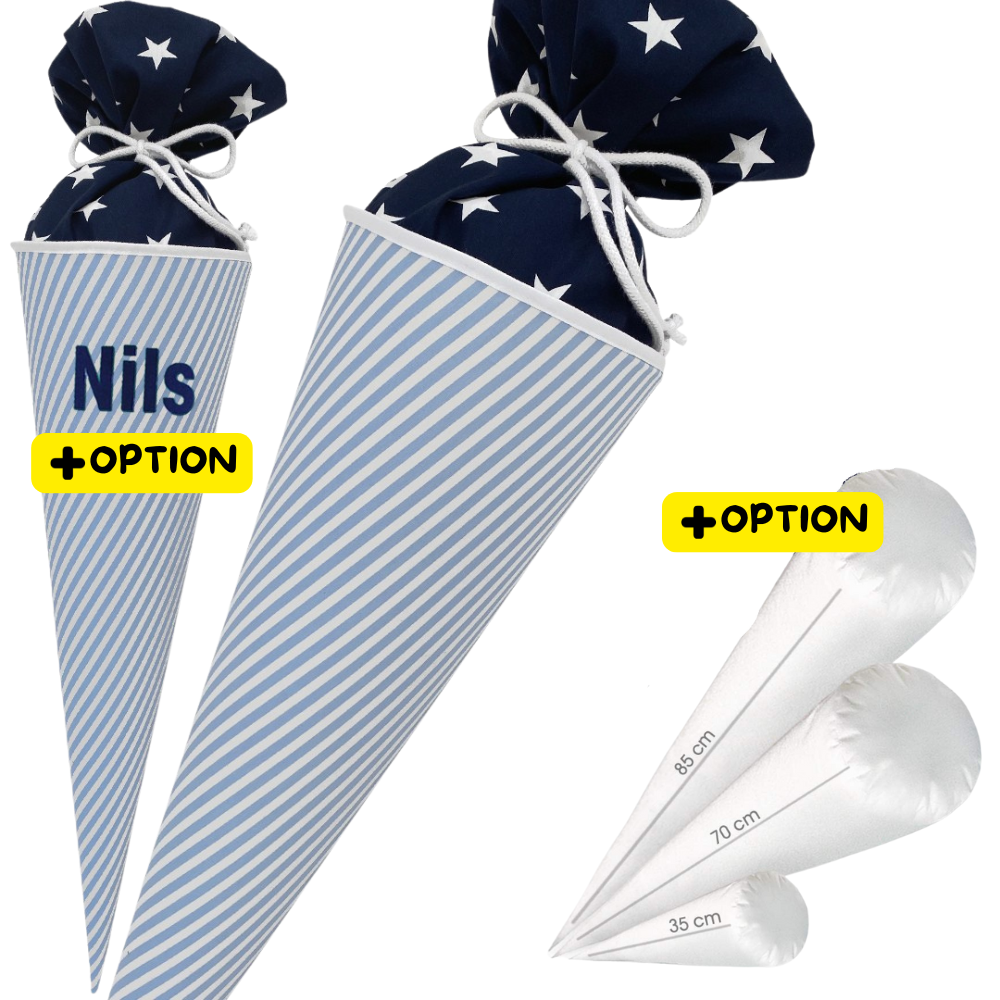 Schultüte BASIC - Stoffschultüte für eigene Gestaltung