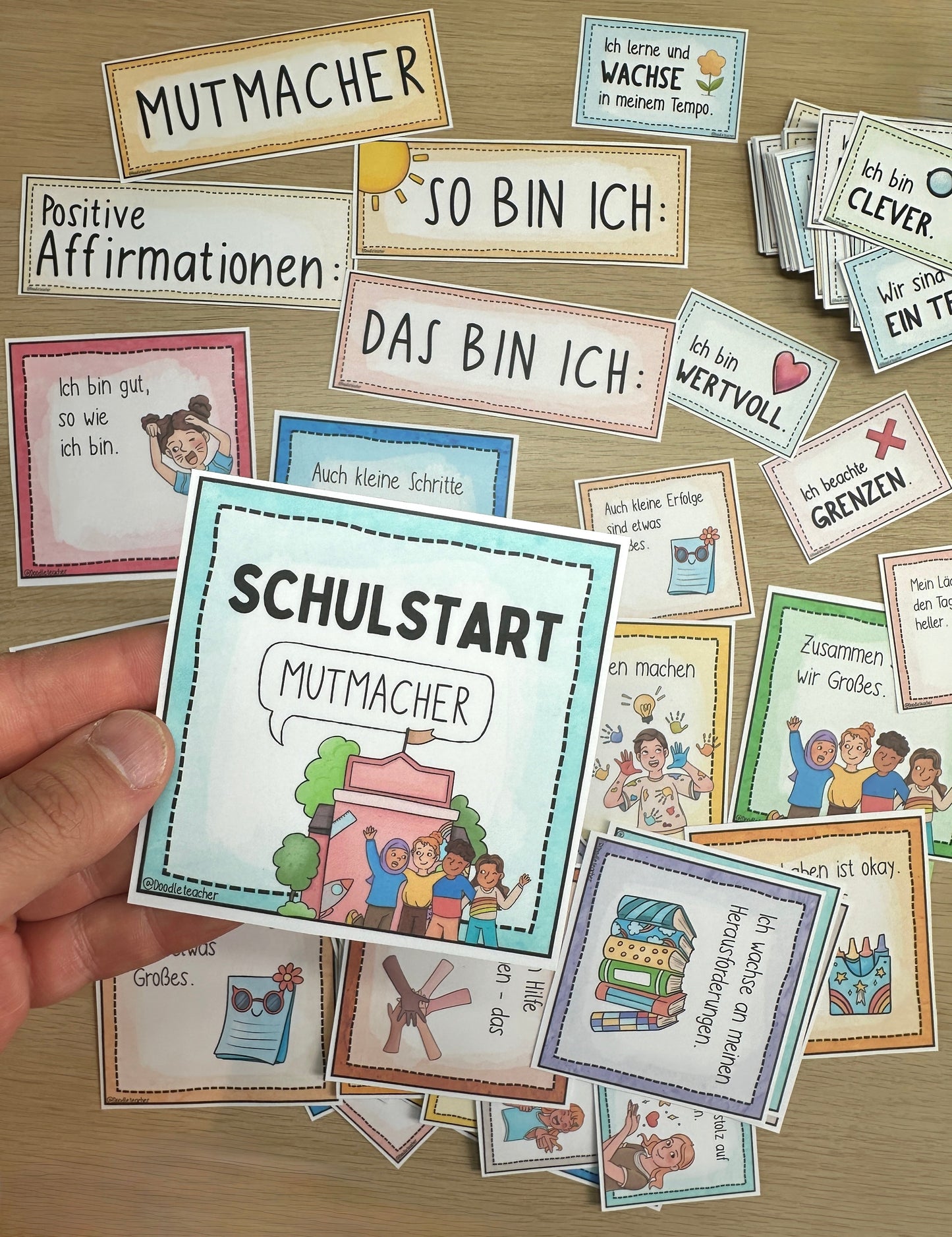 Mut-Sätze für den Schulanfang - ab Klasse 1 / Schulstart (passt zum Buch "Mutmurmeln") Mutmacher