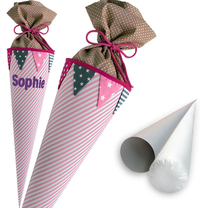 Zuckertüte in Pink für Sophie